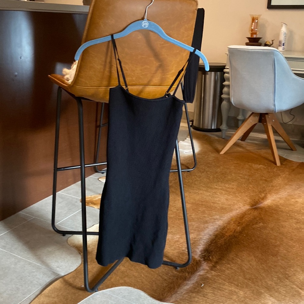 Aritzia Babaton Sculpt Knit Cami Dress Black — XS